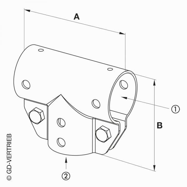 T-Schelle - geschlossen - Comfort