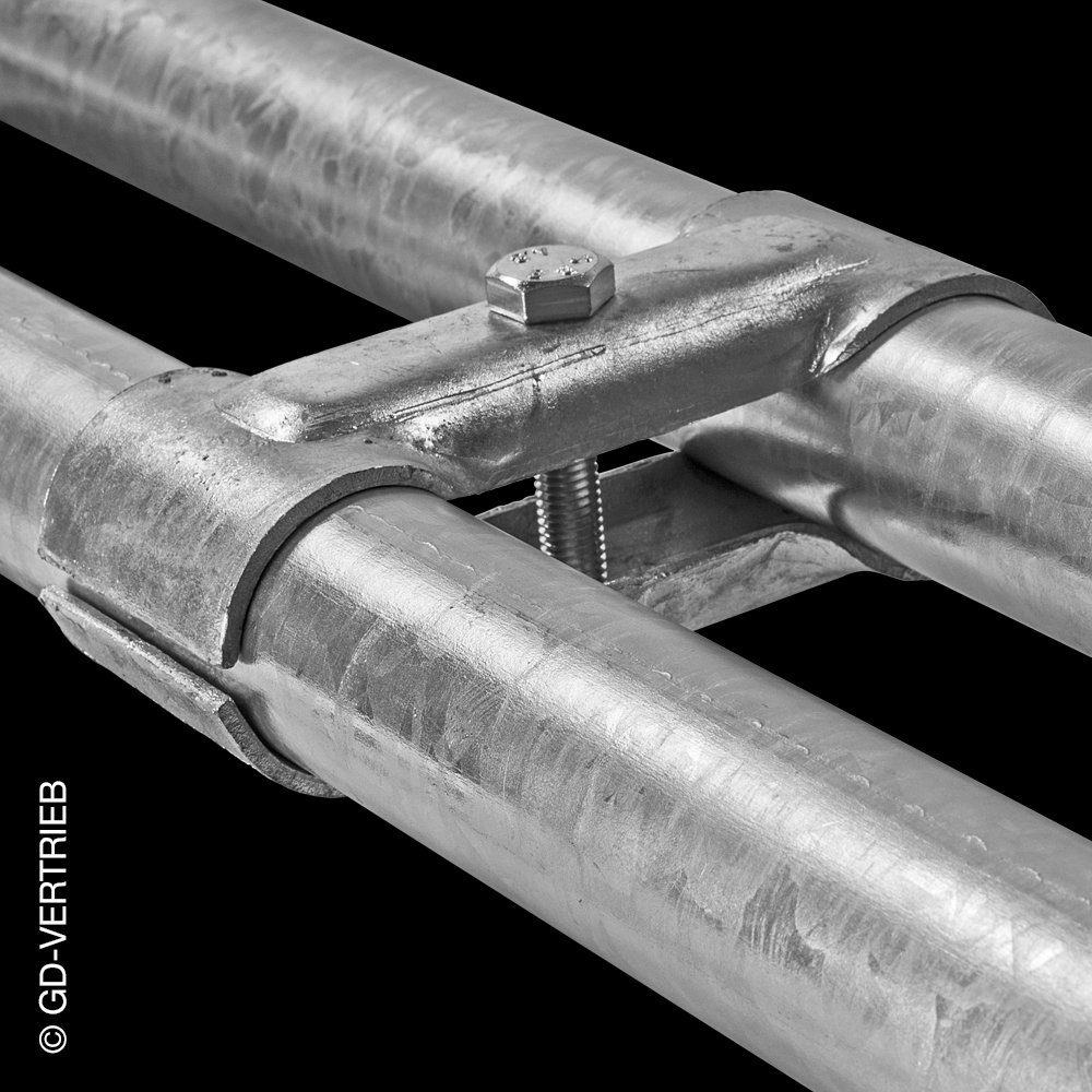 CJS Doppelschelle - 100kg - 50mm Rohr - drehbar - online auf