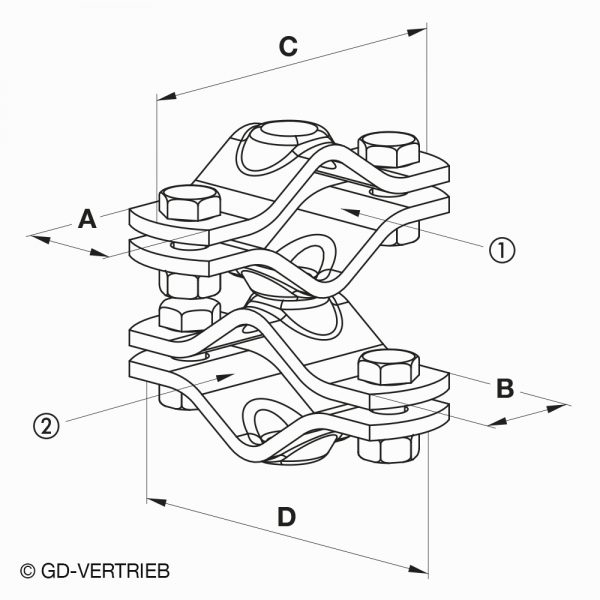 Querschelle - geschweißt - universal