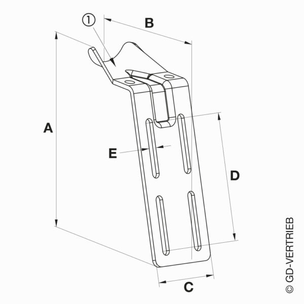 Knierohrhalter