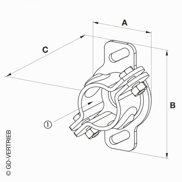 Wandlager - schmal