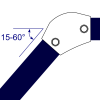 Kniestück mit Winkel 105°–165° (A7) – Bild 3
